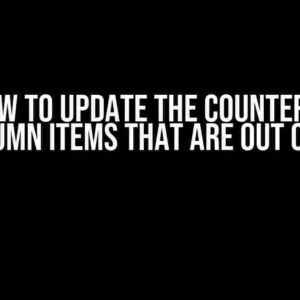 How to Update the Counter in LazyColumn Items That Are Out of Focus?