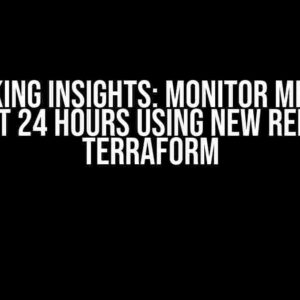 Unlocking Insights: Monitor Metric in the Last 24 Hours using New Relic with Terraform